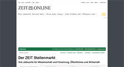 Desktop Screenshot of jobs.zeit.de