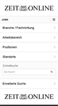 Mobile Screenshot of jobs.zeit.de